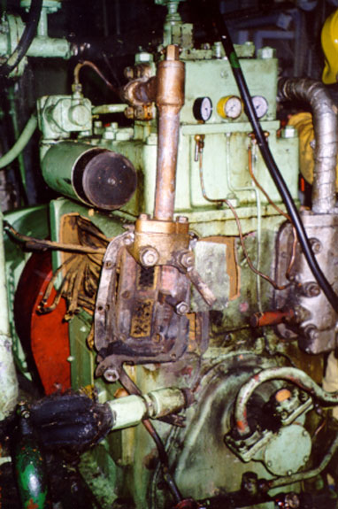 Damaged compressor showing burst air cooler and cover