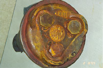 Figure 8 - View of end cap from L-3 location of car CN 604697