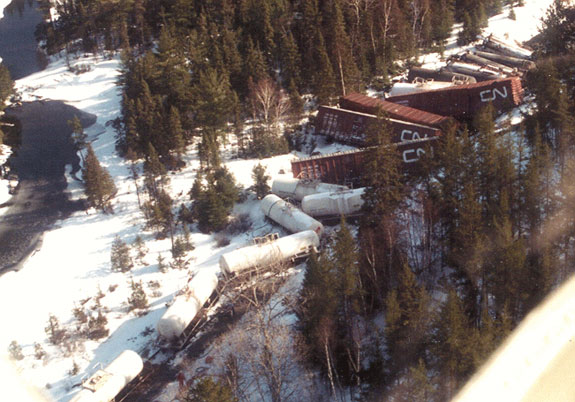 Figure 1 - North end of derailment site