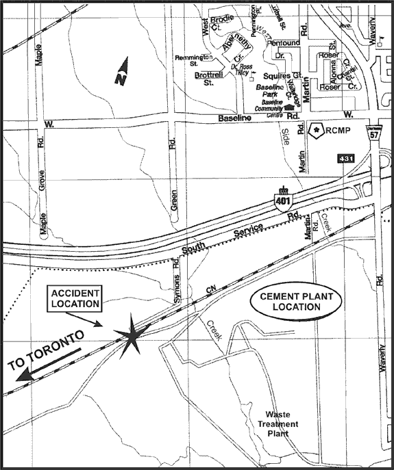 Figure 1 - Map of the occurrence area
Source: Map Art Publishing